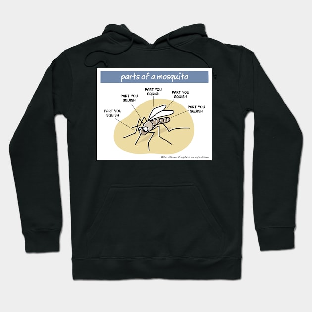 Parts of a mosquito Hoodie by WrongHands